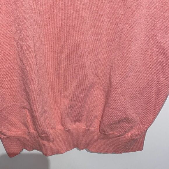 Nanette Lepore Women's Pink Ribbed Knit Beaded Sleeve Pullover Sweater Size XL - Picture 8 of 10